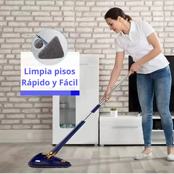 CleanCorner™ - Mopa Triangular 360° - La forma más simple de llegar a todos los espacios, sin esfuerzo