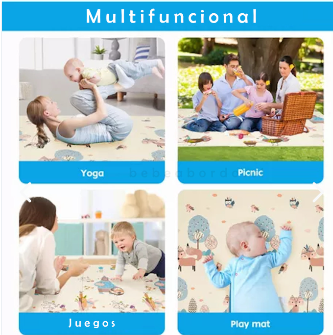 CozyFold Play Mat™ - Tapete alfombra plegable para niños