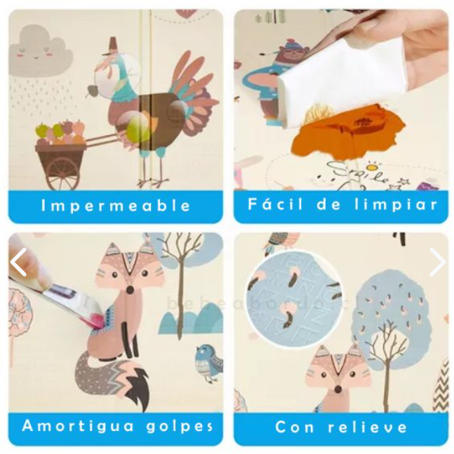 CozyFold Play Mat™ - Tapete alfombra plegable para niños