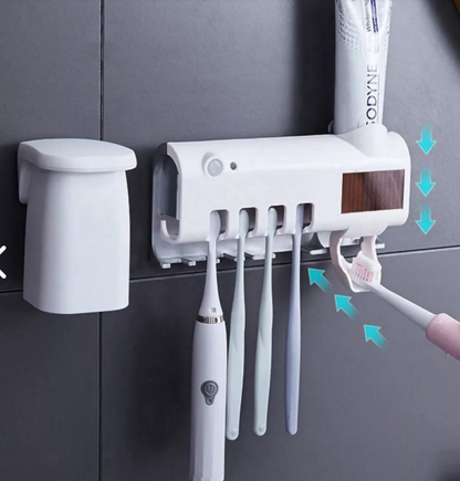 Denticlean™ - Esterilizador Dental UV / Posa Cepillo de Dientes