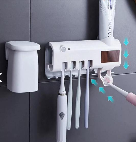 Denticlean™ - Esterilizador Dental UV / Posa Cepillo de Dientes
