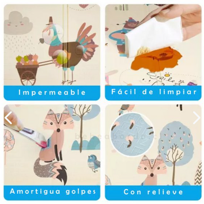 CozyFold Play Mat™ - Tapete alfombra plegable para niños